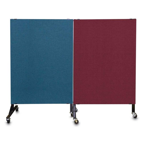 Enclosed Corkboard, 3 Door, 96"x48", 4" Fra